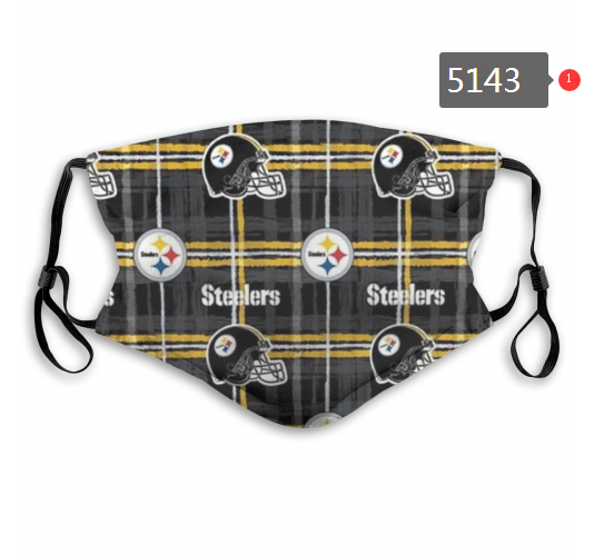 2020 NFL Pittsburgh Steelers #7 Dust mask with filter->nfl dust mask->Sports Accessory